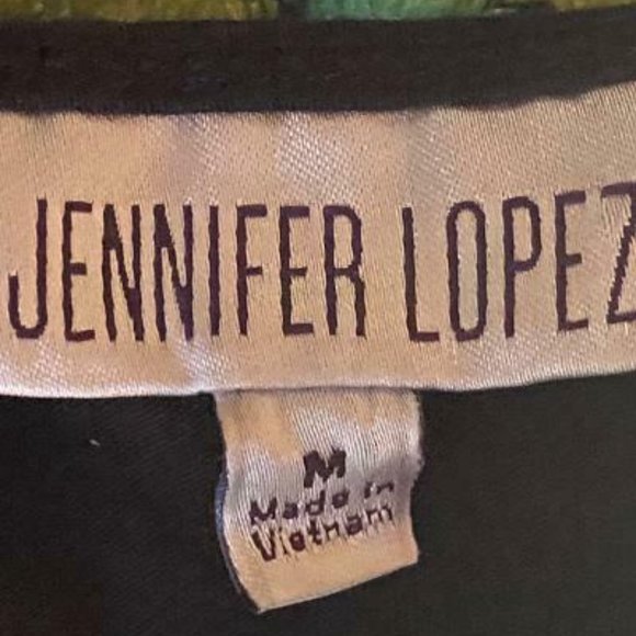 Jennifer Lopez M Top Black Studded Bling Tank - Picture 5 of 5